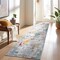 World Rug Gallery Contemporary Vibrant Abstract Design Runner Rug 2'x7' Multi 938MULTI2X7 - alternate 7